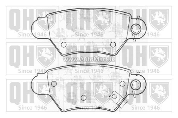 Image of OPEL ASTRA , PEUGEOT 306 , VAUXHALL ASTRA , VW  GOLF BRAKE PAD - For Sale